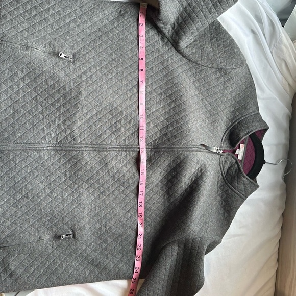 Talbots Dark Gray Quilted Jacket - Picture 5 of 6